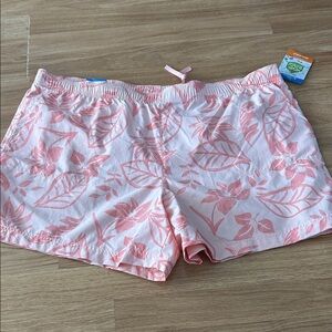 Columbia Pink and White Printed Sandy River Shorts